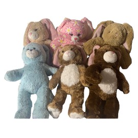 Weighted stuffed animals, Easter plush rabbit with 4 lbs, bunny rabbit, washable weighted buddy