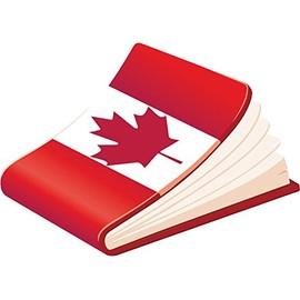 Zirni Canada Cover Notebook Flag Sticker Decal Design 5" X 3"