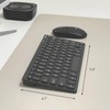 Macally Small Wireless Keyboard - 2.4G Ergonomic & Comfortable Mini