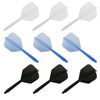 DGHAOP Integrated Dart Flight and Shafts 9PCS Nylon Plastic Integrated