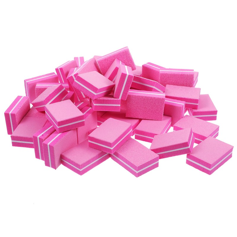 Minkissy 150pcs Dual-sided Block Nail Files Sponge Fingernail Buffing Blocks