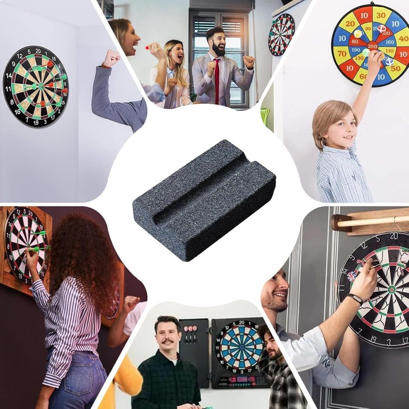 AMBEERT 8 PCS Darts Sharpener, V-Shape Darts Sharpener Whetstone, Dart