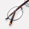 LIGOES Small Oval Glasses Frame Metal Glasses for Office Lady