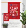 Trump Flag Red Trump Save Kids Flag Wall Home Room