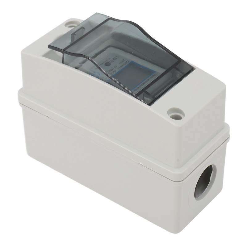 Single Phase Energy Meter LCD Backlit Display 35mm DIN Rail