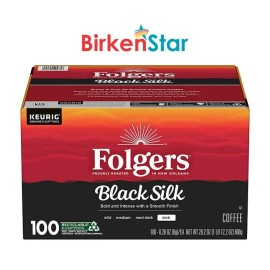 Folgers Dark Roast K-Cup Coffee Pods, Black Silk (100 ct.) Great Price