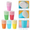 60 PCS Paper Cups Party Cups, 9 Ounce Disposable Multicolor