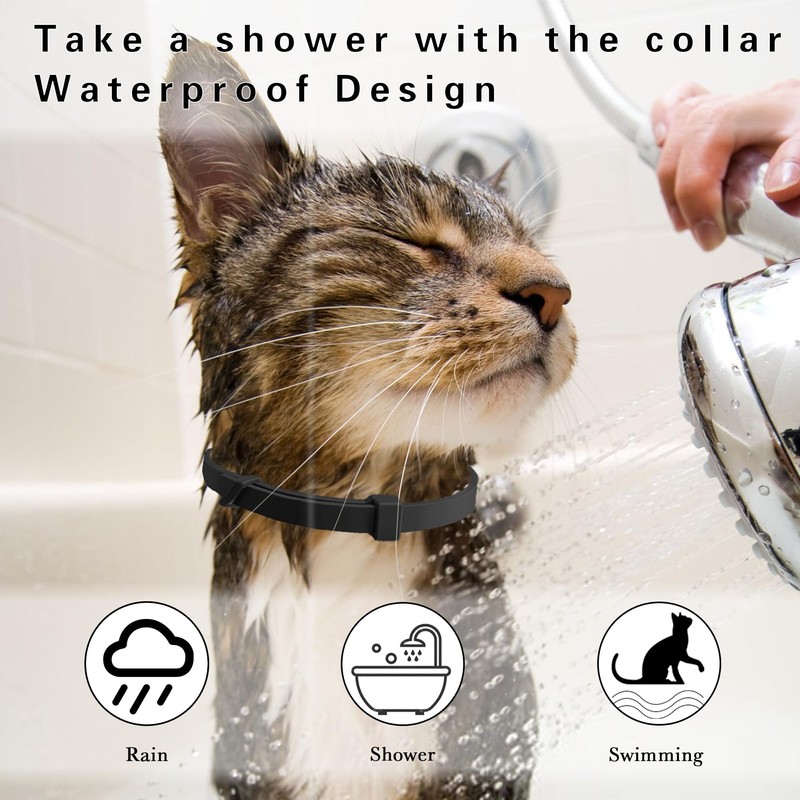 Simnice Calming Collar for Cats - 4 Pack, Adjustable Calming