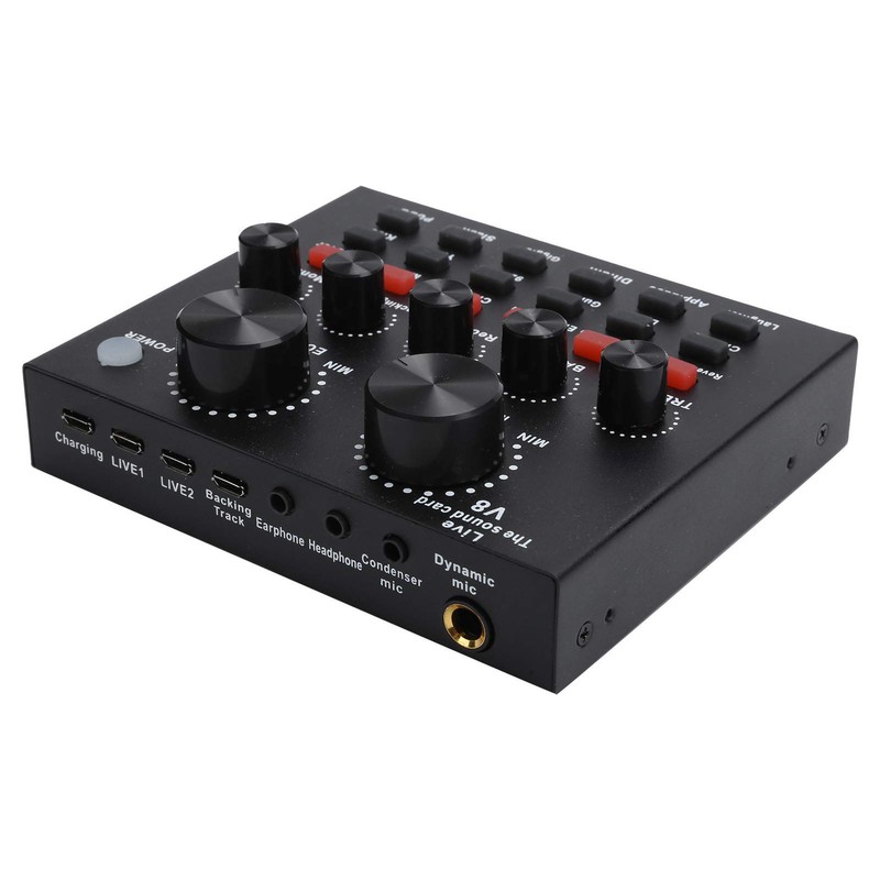 Cuifati Bluetooth Live Sound Card Voice Changer, 7 Verbindungsmethoden Mit