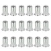 sourcing map 18Pcs 1/4-20 Rivet Nut 304 Stainless Steel Rivet