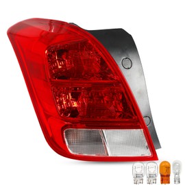 SOCKIR Fit for [Incandescent Model] 2013-2016 Chevy Trax 2017-2019 Trzx LS Tail Light Assembly Replacement Outer Halogen Rear Taillight OE Direct Brake Tail Lamp LH (Left Driver Side) NOT FIT 3 Pins