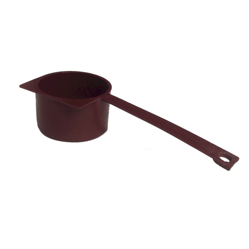 Vintage Tupperware Gadget Coffee Scoop with Level, Walnut Brown