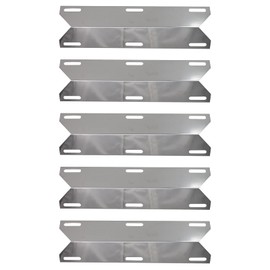 5-Pack BBQ Grill Heat Shield Plate Tent Replacement Parts for Permasteel PG-50506-SRLA - Compatible Barbeque Stainless Steel Flame Tamer, Flavorizer Bar, Vaporizer Bar, Burner Cover 15"