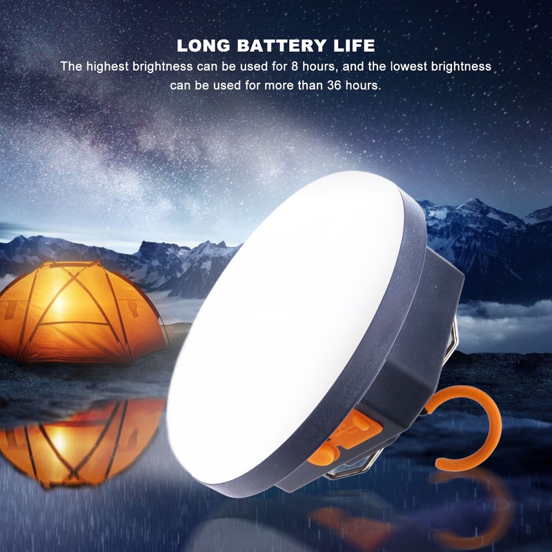 LED Camping Lantern 800lm Rechargeable Portable Emergency Light 4800mah for