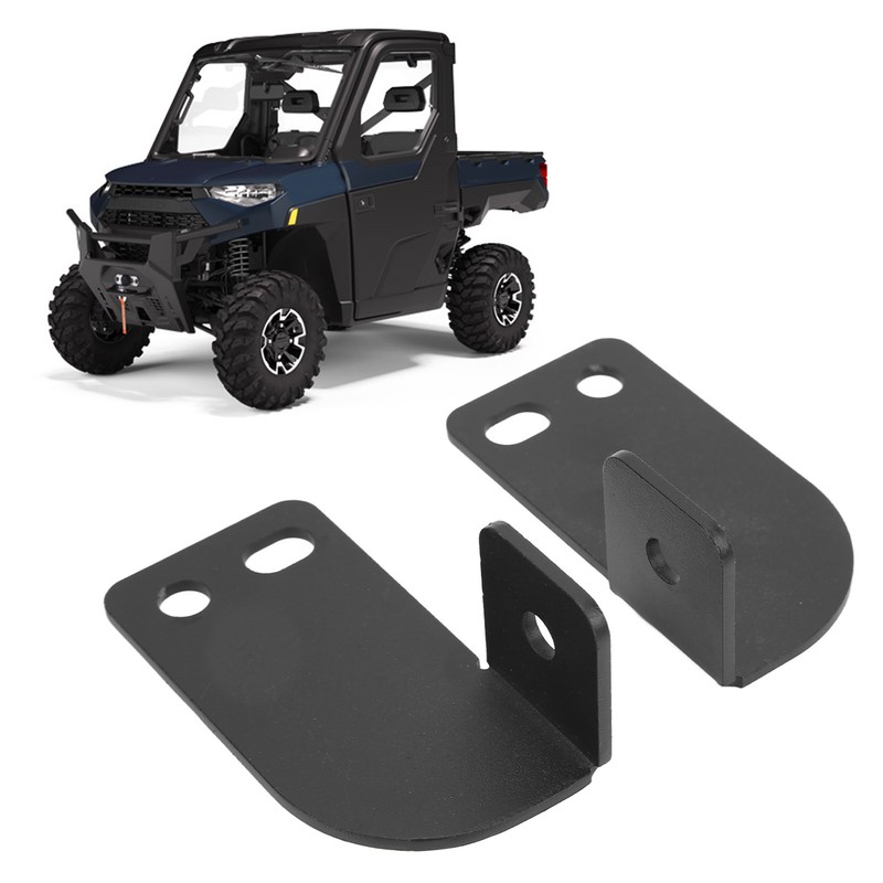 2Pcs/Set LED Work Light Bracket Windshield Pillar Lamp Mount Replacement
