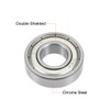 sourcing map Deep Groove Ball Bearings R8ZZ Shielded Bearings 1/2