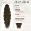 Sofeiyan Wavy Ponytail Hairpiece, 66 cm Long Ponytail Hairpiece with