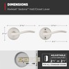 Kwikset Sedona Interior Passage Door Handle, Lever for Closet and