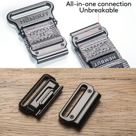 Watch Strap for Garmin, Super Robust Replacement Nylon Sports Strap for fēnix / Forerunner / Vivoactive / Approach / MARQ / quatix / D2 Series, for Men, No