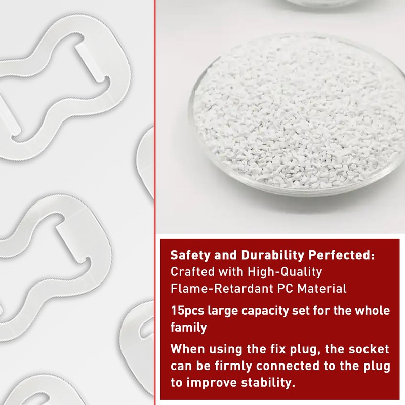 FixlyFido 15-Pack Loose Outlet Fix Plug - Ensure Secure Connection