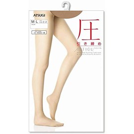 Atsugi ASTIGU (Pressure) Tightening (Azugi Pantyhose/Support Pantyhose), Sheer Beige, Sizes M - L