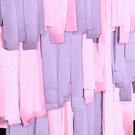 PartyWoo Crepe Paper Streamers 4 Rolls 328ft, Pack of Pink and Purple Crepe Paper for Party Decorations, Wedding Decorations, Birthday Decorations, Baby Shower Decorations (1.8 Inch x 82 Ft/Roll)