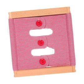 Dickly Dressing Board for Toddlers Early Learning Toy Mobile Sensory Board for 2-8 Years Old, Button