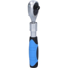 BRILLIANT TOOLS BT020996 1/4 Inch Telescopic Reversible Ratchet (150-200 mm) [Powered by KS Tools]