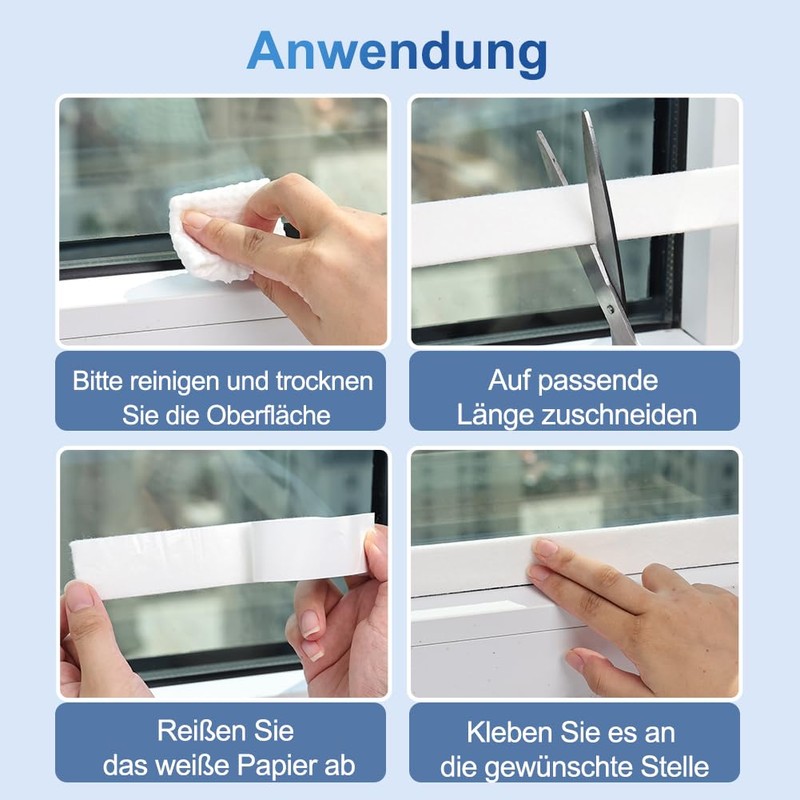 FuKuEn Window Condensation Absorber Anti Condensation Moisture Absorber Felt Strips
