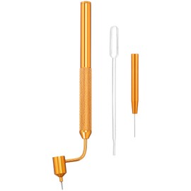 ULTECHNOVO 1juego Pluma De Retoque De Pintura Para Autos Con Aguja Bolígrafo De Línea Fina Para Reparación De Arañazos Herramienta De Pintura Rellenable Para Acabados Automotrices