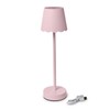 Two's Company Scalloped Edge Shade LED Cordless Table Lamp, 14-Inch,