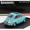 Blum 1/43 Fiat 500R 1972-1975 Closed Roof Butterfly Turquoise BRUMM