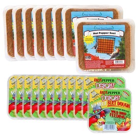 BestNest Hot Pepper Suet Cakes Package, 20 Cakes