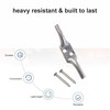 SUL Cleat Hook 100mm Heavy Duty Galvanised Rope Cord Cleat