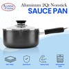 Alpine Cuisine Sauce Pan 2 Quart Nonstick Coating Soft Touch