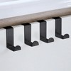 CHFEZOCO Design Z Cabinet Door Hook, Coat Hook for Cabinet