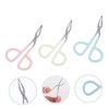 FOMIYES Unique Scissors Style Eyebrow Tweezers 6pcs Set Stainless Steel
