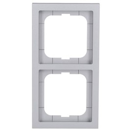 Busch-Jaeger 1722-183K Cover Frame Double Frame Aluminium Silver Future Linear 2CKA001754A4302