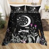 Sun and Moon Galaxy Bedding Set Girls Double Size Constellations