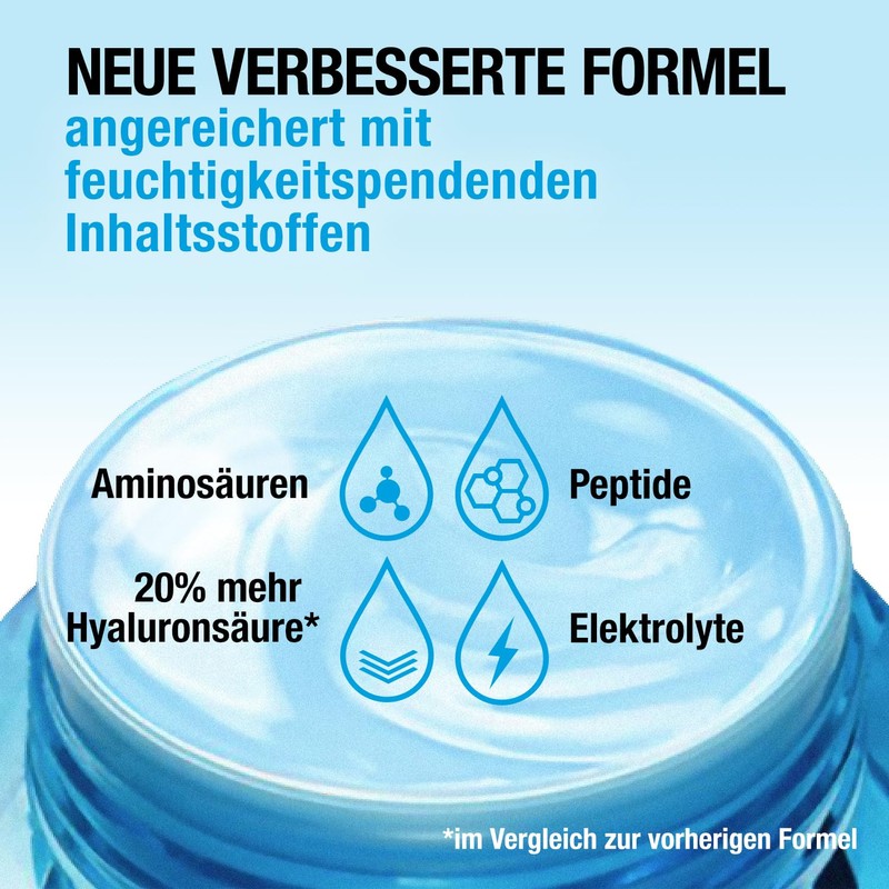 Neutrogena Hydro Boost Night Cream, Moisturising Night Cream, Face Cream