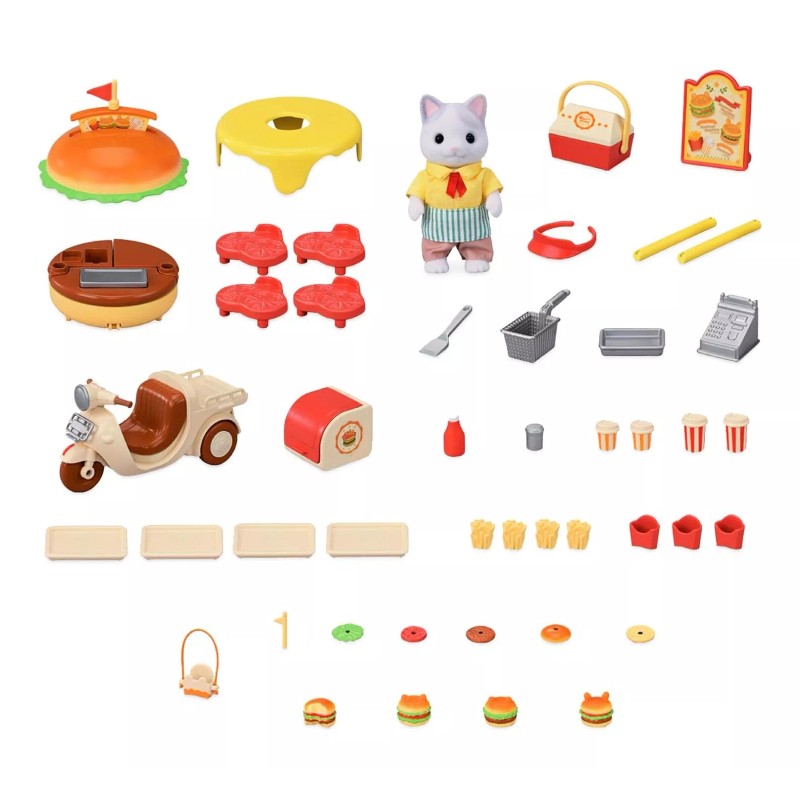 Calico Critters Sylvanian Families Calico Critters Hamburger Stand