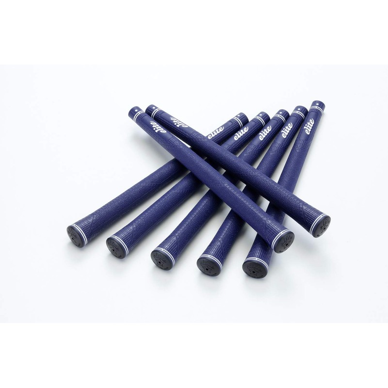 elitegrips CX46 Golf Grips, Set of 7, Navy, No Backline