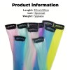 YONGYI 10 Pcs Glow In The Dark Hair Extensions Clip