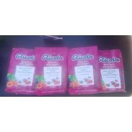Ricola Mixed Berry Cough Relief, 19 Wrapped Drops-4 Bags Discontinued 