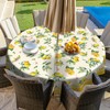 uwdfnwuif Lemon Outdoor Tablecloth with Umbrella Hole 60" x 60"