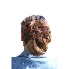 Short curly hair ball Wig Fancy Dress Cosplay Role play POP Party Costume Women's Ladies (Light Brown)