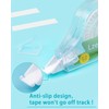 Lzerking Correct Correction Tape,White,32-Count,Transparent Dispenser Shows How Much Tape is