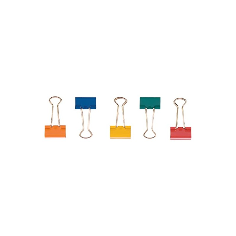 Q-Connect Foldback Clip 24mm Assorted (Pack of 10)