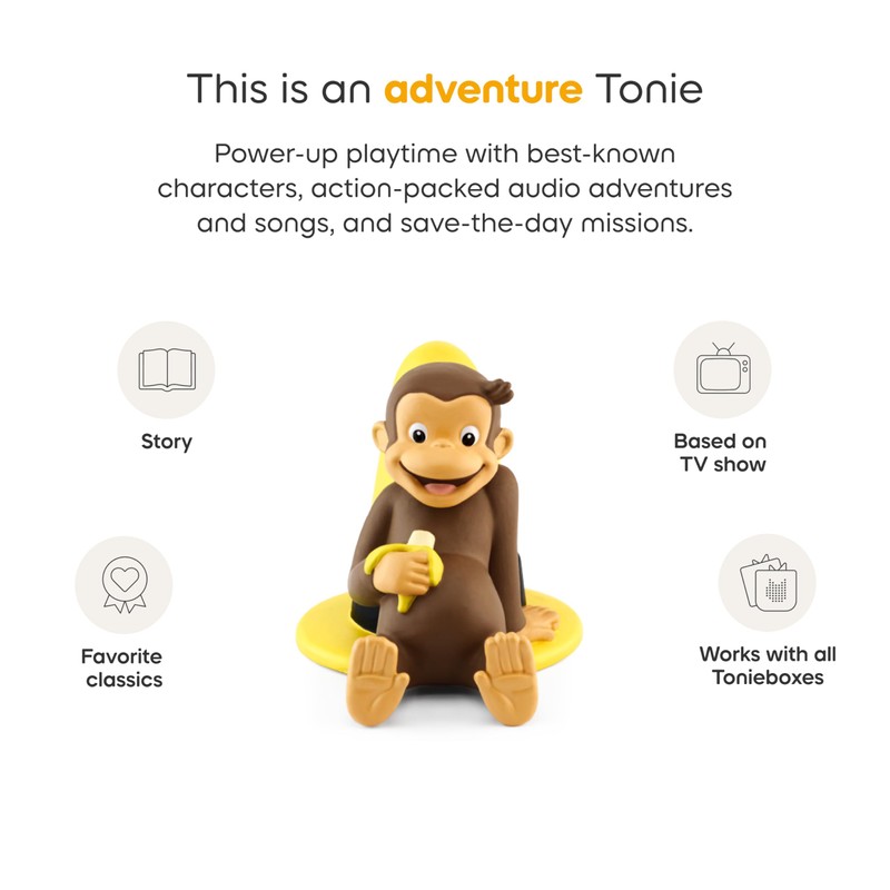 Tonies Curious George Audio Toy Figurine