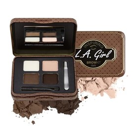 L.A. Girl Inspiring Brow Palette, Dark and Defined, 0.085 Ounce                                                                                       